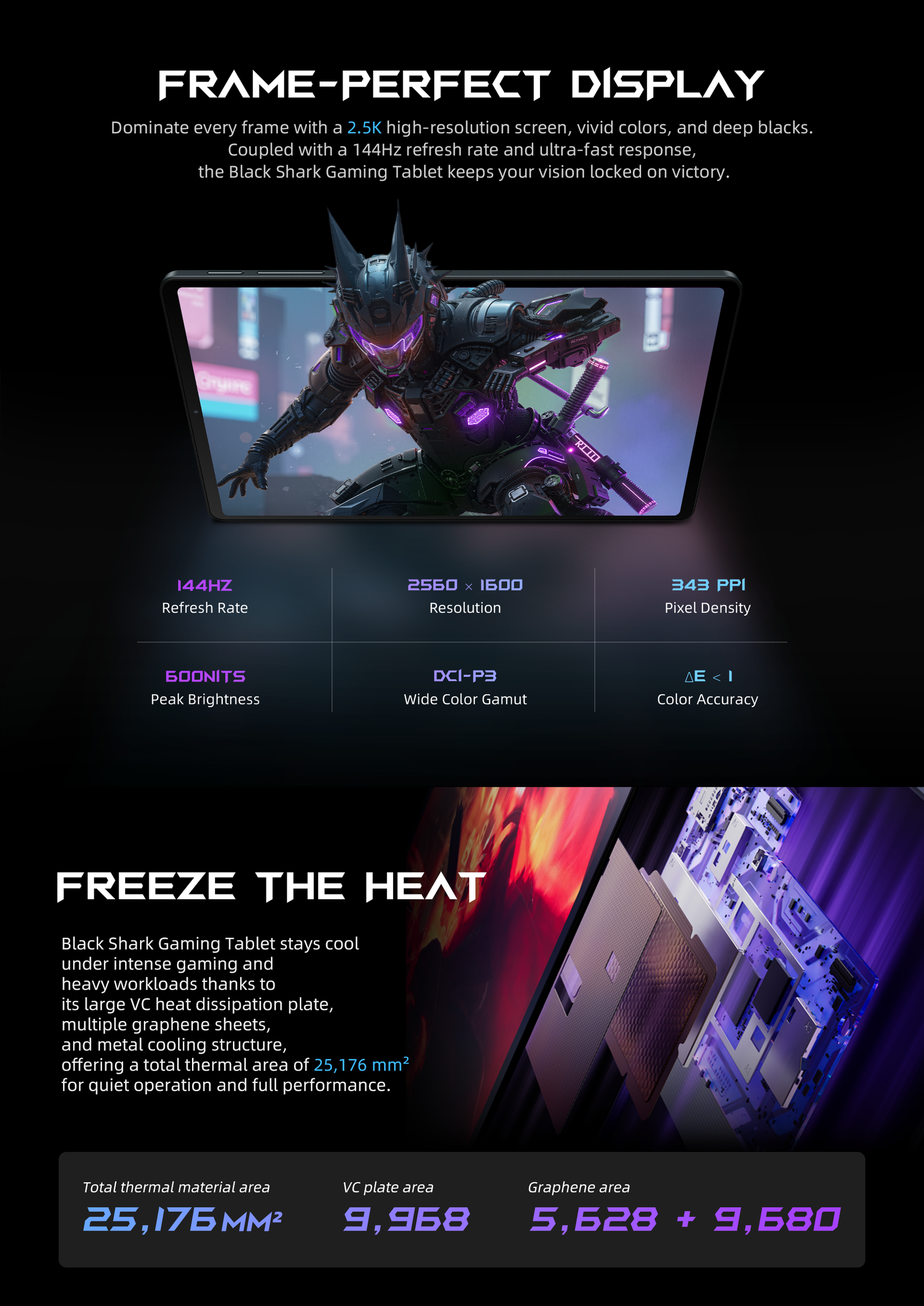 Black Shark Gaming Tablet 256GB, 12GB RAM 8.8-inch Wi-Fi Tablet (Global Version) 24 Black Shark Gaming Tablet 256GB, 12GB RAM 8.8-inch Wi-Fi Tablet (Global Version) 3