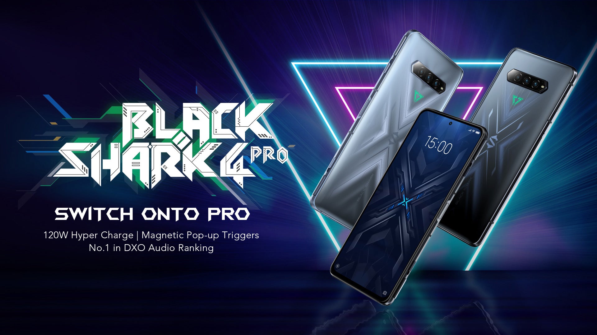 black shark 4pro Xシャドウブラック Black Shark 4 Pro Xシャドウブラック「SHARK KSR-H0-SB